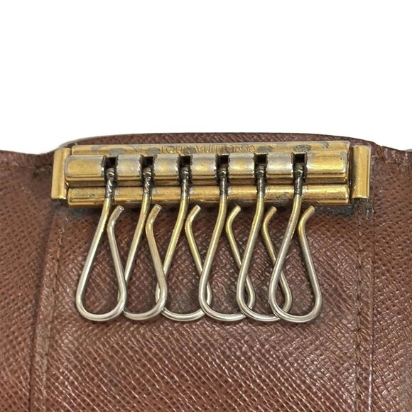 Auth LOUIS VUITTON Multicles 6 M62630 Armagnac Monogram - CT0097 Key Case - Picture 2 of 5